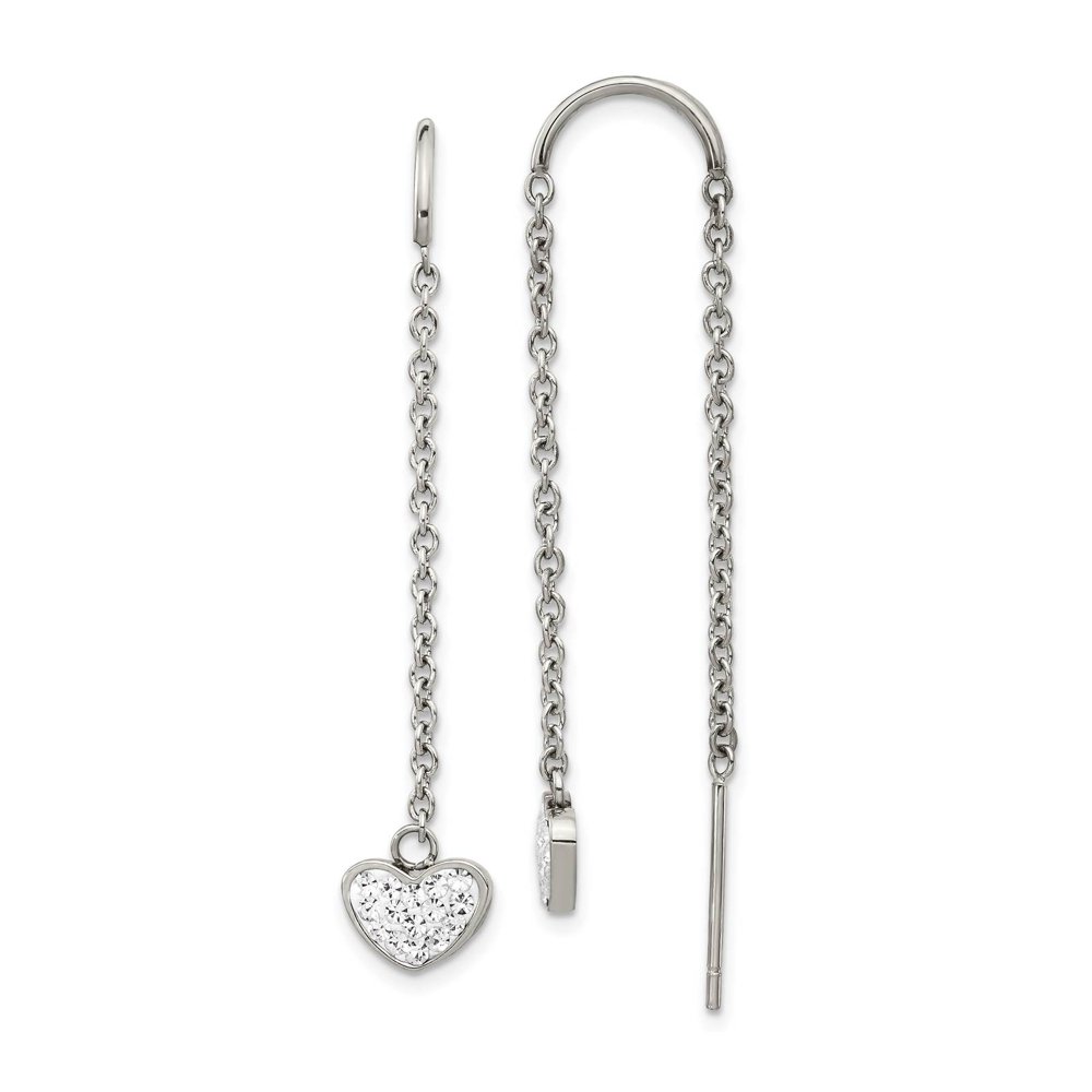 chisel stainless steel earrings