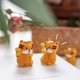 thumbnail image 3 of Figura de animal de vidrio soplado de vidrio artístico de tigre de vidrio, adorno coleccionable en miniatura para regalo de decoración del hogar, 3 of 5