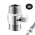 thumbnail image 1 of Shower Control Valve, Brass Core Water Pressure Regulator Water Restrictor Control Leak Prevention Replacement, Shower Valve Replacement, RV Faucet Indoor Plumbing Controlling, 1 of 8
