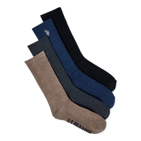 

U.S. Polo Assn. Men s Heavyweight Crew Socks 4-Pack
