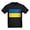 Black, variant on CafePress - Ukraine Flag T Shirt - Dark T-Shirt Kids XS-XL