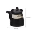 thumbnail image 2 of Contenedor de salsa de estilo japonés Condimento de cerámica Pot de vinagre Contenedor de vinagre Dispensador de aceite, 2 of 4