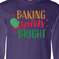 thumbnail image 4 of Inktastic Christmas Baking Spirits Bright with Green Oven Mit Long Sleeve T-Shirt, 4 of 5