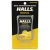 HALLS Minis Honey Lemon Flavor Sugar Free Cough Drops, 24 Drops