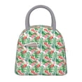 thumbnail image 1 of Easygdp Flamingo And Monstera Bolsa de Almuerzo Insulada Grande, Forro de Aluminio, Diseño Espacioso, a Prueba de Fugas, Ideal para Trabajo, Picnics, Viajes y Actividades al Aire Libre, 1 of 6