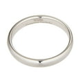 thumbnail image 3 of MJ Metals Jewelry Men / Women White Tungsten Carbide 4mm Classic Polished Wedding Band Ring Size 5.5, 3 of 6