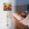 thumbnail image 4 of 10 Inch Wall Clock Battery Operated Silent Clock Decorative for Office, Kitchen, Outdoor, Living RoomSunflower Closeup Flower Floral Exquisite, 4 of 4