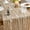 Champagne, variant on Sm:)e Boho Beige Gauze Cheesecloth Table Runner 35x120 Inch, Multi-Purpose Decor for Kitchen Dining Wedding Holiday Party