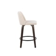 thumbnail image 6 of LumiSource Brown Toriano 26" Fixed Height Counter Stool - Set of 2, 6 of 7