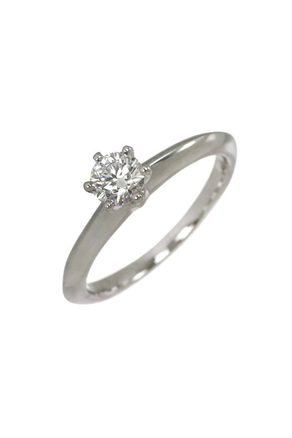 Pre-Owned Tiffany & Co. Solitaire Ring with 0.31ct Diamond, Platinum (Pt)