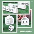 thumbnail image 4 of Calendario de madera calendario decorativo Diseño de la casa del calendario de madera adorno, 4 of 6