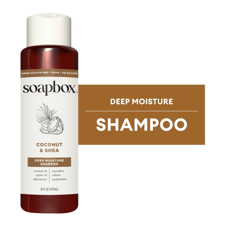 Soapbox Coconut & Shea Deep Moisture Shampoo, 16 oz photo 1