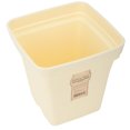 thumbnail image 2 of Macetas cuadradas gruesas de color beige de 19,8*19,8 cm para plantas suculentas (sin bandeja), 2 of 11
