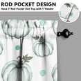 thumbnail image 5 of Rod Pocket Kitchen Curtain Set 3-Piece, 27.5x36 Inch Valance & Tier Drapes, Polyester Pongee Cafe Curtains for Living Room, Bathroom, Farmhouse Rustic Country Window Treatments., 5 of 6