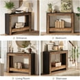 thumbnail image 6 of Tribesigns 41.3" Farmhouse Console Table, Behind Couch Sofa Table with Open Storage for Living Room, 6 of 7