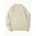 thumbnail image 2 of Men's autumn and winter flag design round neck knitted pullover, 2 of 6
