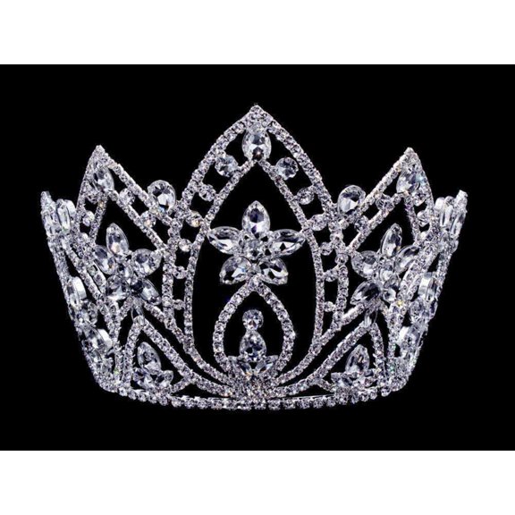 #16658 Pear Blossom Tiara with Combs 6"