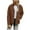 Brown #A, variant on Full Zip Quilted Jacket for Women Cotton Down Puffy Coat Winter Casual Warm Loose Light Outerwear with Pockets (M, Brown #A)