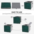 thumbnail image 4 of Set of 6 Collapsible Oxford Fabric Storage Cubes with Handles, Foldable Closet Organizer Bins for Clothes, Toys, Shelves, Home & Kitchen Abyssal Shrine, 4 of 7