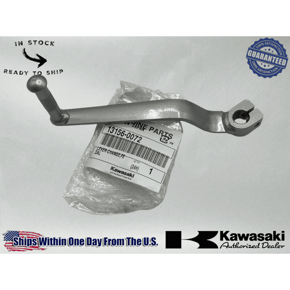 Kawasaki Genuine OEM 2006-08 NINJA 650R GEAR SHIFT PEDAL LEVER 13156-0072