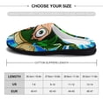 thumbnail image 2 of Mha My Hero Academia Fuzzy Cotton Slippers For Mens Winter Cotton Lightweight Anti-slip Rubber Sole Slippers House Open Back Slippers Closed Toe Slippers, 2 of 9