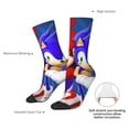 thumbnail image 5 of Lsque Mario Printed Men's Crew Socks, Soft Durable Breathable Moisture-Wicking with Odor Control Cotton socks, 5 of 7