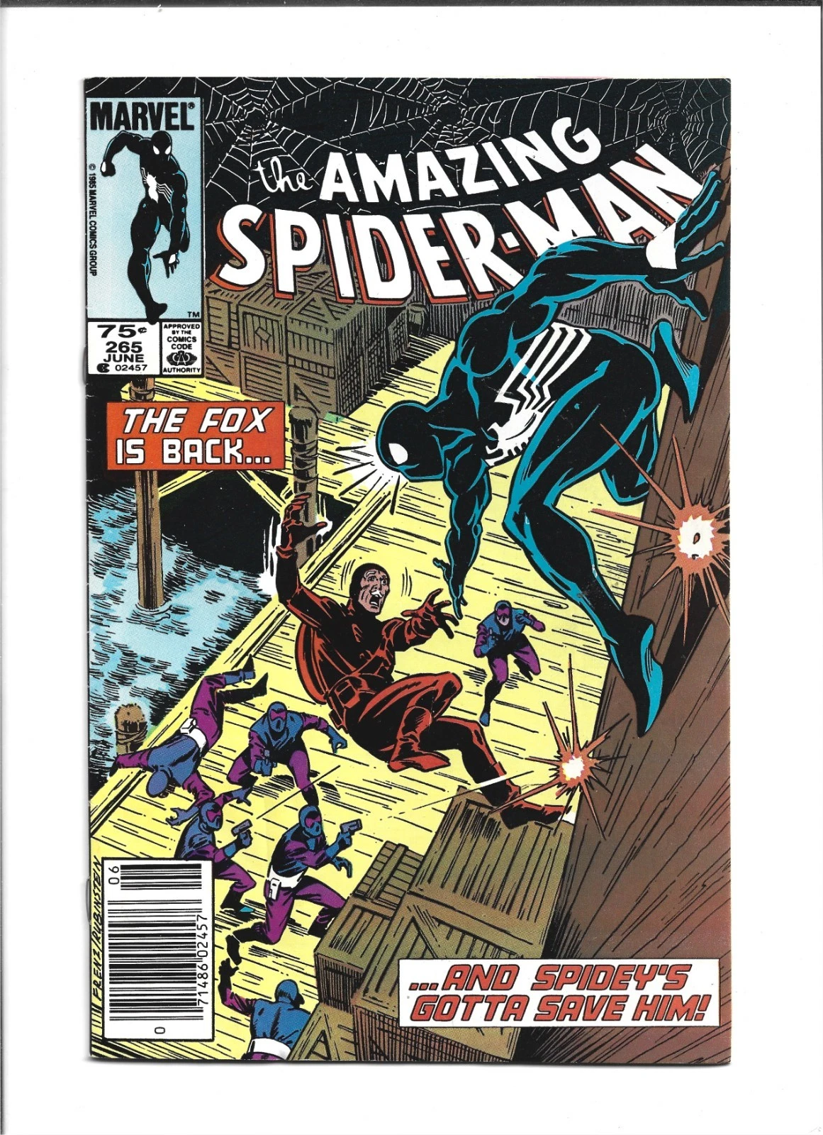 The Amazing Spider-Man #265 First Printing 1st Silver Sable App (Marvel Comics June 1985)