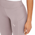 thumbnail image 3 of Puma Women's Ruched Fusion Pocket Tights Size: M, Color: Purple, 3 of 5