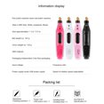 thumbnail image 3 of Electric Manicure Drill Pen Remover Manicure-Tool Nail-Files USB Charging Drill-Machine Led-Gel-Polish Pedicure Mill-Cutter Tool, 3 of 5