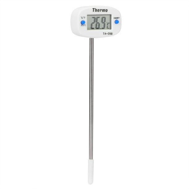 Termómetro digital, termómetro de alimentos de 2 piezas, termómetro de sonda, termómetro de cocina, características de vanguardia Jadeshay A