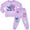 Purple, variant on Disney Girls Lilo & Stitch Clothing Set - Stitch Sweatshirt Hoodie and Jogger - 2-Piece Outfit Set - Sizes 4-16