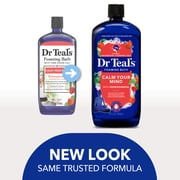 Dr Teal's Calm Your Mind Foaming Bath with Pure Epsom Salt & Ashwagandha, 34 fl oz