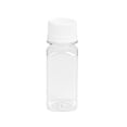 thumbnail image 5 of Bottle Tek 2 oz Clear Plastic Energy Shot Bottle - with Safety Cap, Straight Sided - 1 1/4" x 1 1/4" x 3 3/4" - 100 count box, 5 of 11