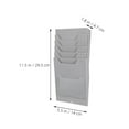 thumbnail image 2 of ETHZZLE 2pcs Wall Mount Business Card Holder For Hotel Room Cards Grey PP Material, 2 of 8