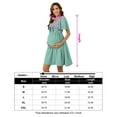 thumbnail image 5 of Maternity Dresses Women's Knotted V Neck Knee Length Wrap Dress, 5 of 5