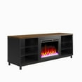 Ameriwood Home Lumina Deluxe Fireplace TV Stand for TVs up to 70