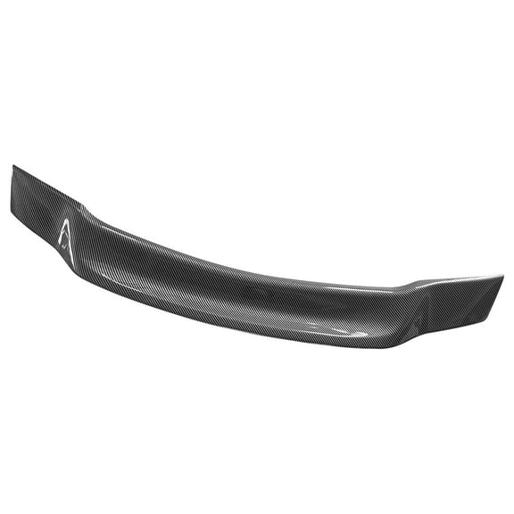 Ikon Motorsports Trunk Spoiler Compatible with 2006-2011 Honda Civic Sedan 4-Door, R Style Carbon Fiber Print ABS Plastic Rear Trunk Lid Spoiler Wing Lip