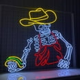 thumbnail image 4 of Handmadetneonsign Mexican Skeleton Taco Neon Sign, Mexican Food Wall Art Decor, Home Bar Pub Wall Decor, 4 of 5