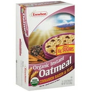 Instant Oatmeal, Cinnamon Raisin and Flax, 10 oz. (Pack of 6)