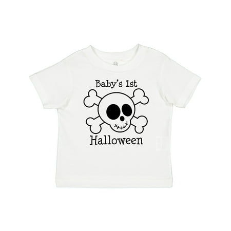 

Inktastic Babys 1st Halloween Skull Gift Baby Boy or Baby Girl T-Shirt