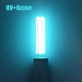 thumbnail image 2 of 25W E27 UV sanitizing lamp Quartz tube 254nm UVC sterilization with ozone 360 lighting angle Cisea, 2 of 5