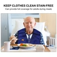 thumbnail image 2 of Adult Bib Waterproof Apron Clothes Bib Washable Saliva Towel Clothing Protector, 2 of 8