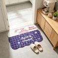 thumbnail image 4 of KKOUHVY Bathroom Rugs, Wavy Edge Cute Irregular Bath Mat, Absorbent Dries Quickly Non-Slip Soft Bathroom Decor, Suitable for Tub&Shower, 4 of 5