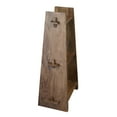 thumbnail image 3 of Solid Acacia Wood 3 Tier A-Frame Bookcase, 3 of 5