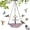 Purple, variant on Solar Hanging Bird Bath Fountain, 3-Layer Metal Outdoor Bird Bath with Solar Pump, Water Feature for Backyard Garden Patio, Attracts Hummingbirds & Wild Bird