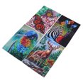 thumbnail image 3 of Bandera de jardín de pájaros, 4 piezas Bandera de jardín americana Bandera de jardín de mariposas Bandera de jardín de ciervos Milu Funcionamiento suave, 3 of 8
