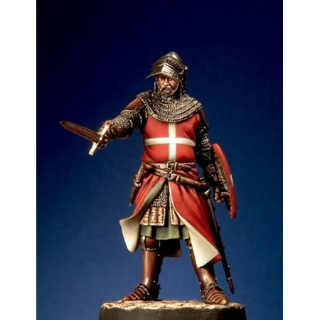 Order Metal - Pegaso Models 54mm St John Order Knight Beginning XIV c. White Metal Kit #54-152