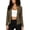 Brown women's fall blazer a1, variant on Women's Fall Winter Collared Long Sleeve Blazer Open Front Casual Slim Crop Top Tunic Dressy Trendy Tshirt Streetwear Office Fashion, Pink S