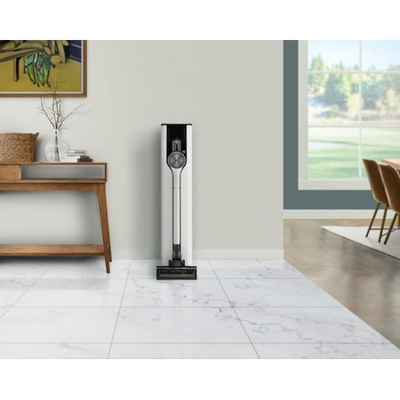 LG - CordZero All-in-One Cordless Stick Vacuum with Dual Floor Max Nozzle - Essence White