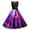 C-Hot Pink233, variant on Summer Sleeveless Dresses For Women Galaxy Printed Round Neck Flowy A Line Midi Dress Casual Tie Waist Stylish Dresses